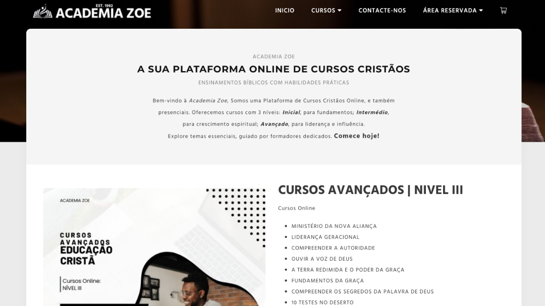 Projeto: Academia Zoe