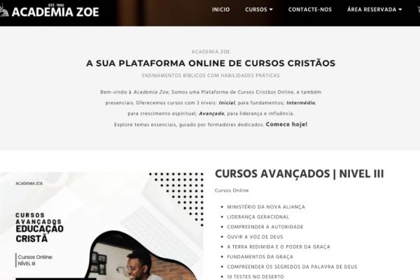 Projeto: Academia Zoe